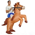Funny inflatable horse costume for adults perfect for Halloween party performance - Running Horse Adult / One Size
