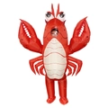 Funny adult inflatable red lobster costume made of waterproof polyester for party - Lobster / One Size