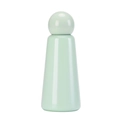 Portable light green 304 stainless steel insulated bottle with spherical lid - 500ml / Cyan