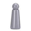 Sleek grey insulated 304 stainless steel thermos with a creative spherical lid - 500ml / Gray