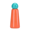 LUND orange stainless steel bottle with blue spherical cap and matte finish - 500ml / Green Orange