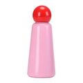 LUND minimalist pink stainless steel vacuum flask with a red spherical cap for outdoors - 500ml / Red & Pink