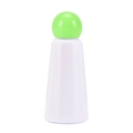 Green and white 304 stainless steel insulated bottle with rounded cap design - 500ml / White Fluorescent Green
