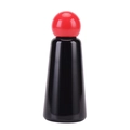 Minimalist 304 stainless steel insulated bottle in red and black conical design - Red & Black