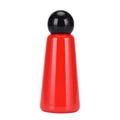 Ins style 304 stainless steel insulated bottle in vibrant red with black spherical lid - 500ml / Black Red