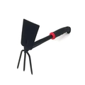 Dual-Purpose Hoe with Black Grip