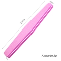 Pink double-sided professional nail file and buffer tool for manicure and shaping - Pink Argyle / 17.8*2.9*1.1cm