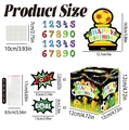Estilo Trofeo Negro Dorado (Con 10 Pegatinas de Fútbol) / 50 Piezas/Pack Bolsas Transparentes