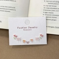 Three-pair earring set featuring pink tulip, butterfly, and iridescent heart designs - Y1 Tulip [Pink] / 3 Pairs Set