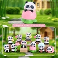 Panda Slow Life series set featuring 8 regular figures and 1 hidden edition mystery box - -407 Flower Rhyme Panda Baobao Box 8 / Random One