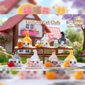 Lucky Fortune Cat resin figurine blind box series featuring creative cartoon kitten statues - M441 Lucky Cat Auspicious Box 6 / Whole Box