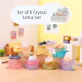 Chic Fox Fragrance Crystal Blind Box featuring natural gemstones and colorful resin base - -93 Floral Language Crystal Glow-in-the-dark Set 6 / Random One