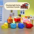 Hoppo & Friends luminous blind box toy set featuring cute animal figures on various bases - 1116 Light-glowing Set 6 / Random One
