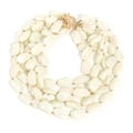 Elegante collana a più strati di perle barocche con chiusura a T dorata e distanziali - Stile Perla Barocca Imitata a Cinque Strati (X-1163)
