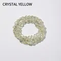 Macro-opname van 10mm kristalgeel hartvormige glazen kralen voor DIY-sieraden maken - 10mm (ca. 100 stuks) / Kristalgeel