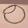Colorful African stretch glass seed bead waist chain set for bikini beach style - Style 3 - 24305 (Set of 6)
