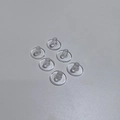 Lot de 6 fermoirs de boucles d'oreilles en silicone transparent avec base disque - Lot de 6 Pièces (P-003-Lot de 6 Pièces)