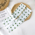 White ice silk arm sleeves with cartoon frog print and Keep Cool text for sun protection - Cool Frog