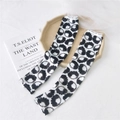 Floral print cooling ice silk sun protection sleeves with Fashion Rush lettering - 6 Floral Bracelet Black