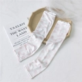 Pink ink floral cooling ice silk arm sleeves with Rush Fashion elastic cuff trim - 8 Floral Bracelet Pink