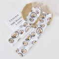 White mesh cooling sun sleeves with cute pear pattern and BELGIUM PEAR print for summer - Mesh Pear White