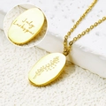Collier minimaliste en plaqué or 18 carats avec fleur de naissance Larkspur de juillet - Juillet Pied-d'alouette