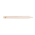 Detailed view of golden hair comb with sparkling rhinestone fringe tassels decoration - Pearl