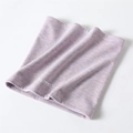 Detailed knit texture of purple and pink multi-functional thermal neck gaiter - Lavender