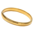 Bracciale elastico Tubogas dorato in acciaio inossidabile dal design minimalista - 12MM*20CM / Oro