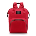 Zaino rosso multifunzione in tessuto Oxford per donna con grande capacità - Rosso