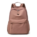 Waterproof nylon backpack in lotus pink with large capacity and ergonomic straps - Pink