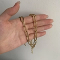 Grobe Halskette (Echtgold Vergoldet)