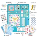 Blaues DIY Dream Big Journal-Set für Kinder mit Notizbuch Stickern und Tapes - Blau