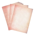 Vintage A4 scrapbooking paper set with pink-orange gradient texture for DIY crafts - Vintage Pink Orange Gradient Style (FG04-A)
