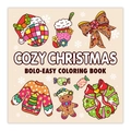 Cozy Christmas coloring book for kids with 52 pages of cute holiday illustrations - 52 Sheets Coloring Book (TH09-原创正版)