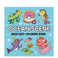 Dettaglio della copertina del libro da colorare Ocean Scene con simpatici animali marini - Scena dell'Oceano (TH06-原创正版)