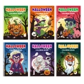 Set of 6 Halloween coloring books for kids featuring pumpkin and witch cartoon designs - 12 Pages / Ts17 Halloween Coloring Books (6 Books/set)