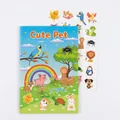 Cute Pet cartoon sticker book set featuring various animals for children early education - Cute Animal