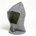 Gray knitted balaclava hood scarf for outdoor cycling and winter warmth protection - Light Gray