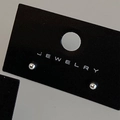 Detailed close-up of small silver sphere stud earrings on a jewelry display card - Silver 3mm (Real Silver Plated)