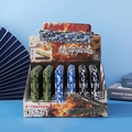 Penne creative a forma di missile ICBM in mimetica con scatola espositiva tattica - Penna Gel a Forma di Missile DF-61 (24 Pz/Scatola)