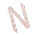 Sciarpa sottile in raso rosa pesca per decorazione di capelli o borse - 100*4cm / Rosa Beige (SC-16)