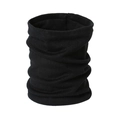 Calentador de cuello de punto negro para invierno con forro polar para protección térmica - Negro