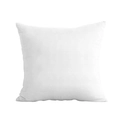 Plush square white throw pillow insert with soft texture for sofa or home decoration - Brushed Fabric / Brushed Extra Large Style