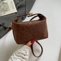 Chic leopard print crossbody bag with gold buckle for autumn commuting and urban style - Brown