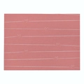 Tovaglietta in cotone lino rosa con strisce bianche e piccoli motivi a cuore - Righe a Cuore Rosa (CD019-8) / 42*32cm(Cotone Lino)