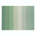 Striped cotton linen placemat featuring a green gradient pattern and woven texture - Cd019-7 / 32*21cm (Waterproof Polyester Linen)
