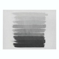 Modern rectangular cotton linen placemat featuring artistic grey gradient stripes - Cd019-32 / 32*21cm (Waterproof Polyester Linen)