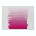 Pink gradient stripe linen placemat with artistic brush texture for dining table decor - Cd019-30 / 32*21cm (Waterproof Polyester Linen)