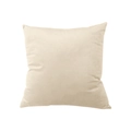 Funda de cojín cuadrada de terciopelo crema para decoración de sofás estilo nórdico - Funda + Relleno / Castaño